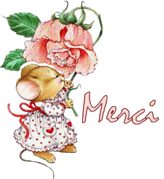 Gif animé merci souris